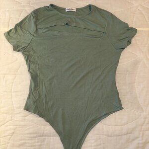 Green Cutout Bodysuit – Size XL